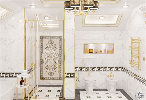 black versace bathroom|versace toilet.